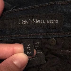 Calvin Klein curvy skinny jeans